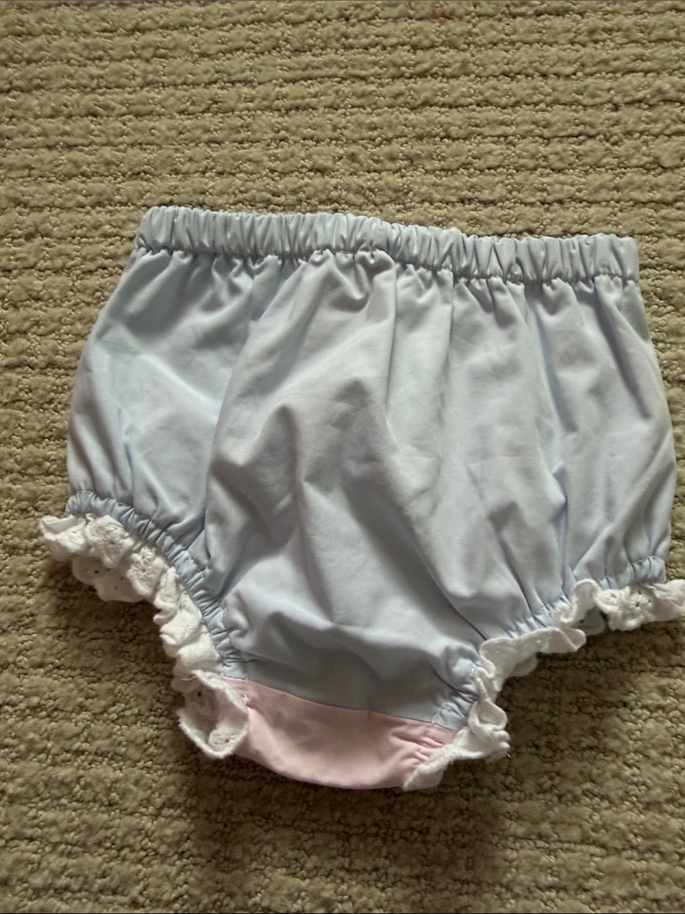 The Beaufort Bonnet Company Light Blue Bloomers with Pink Gusset